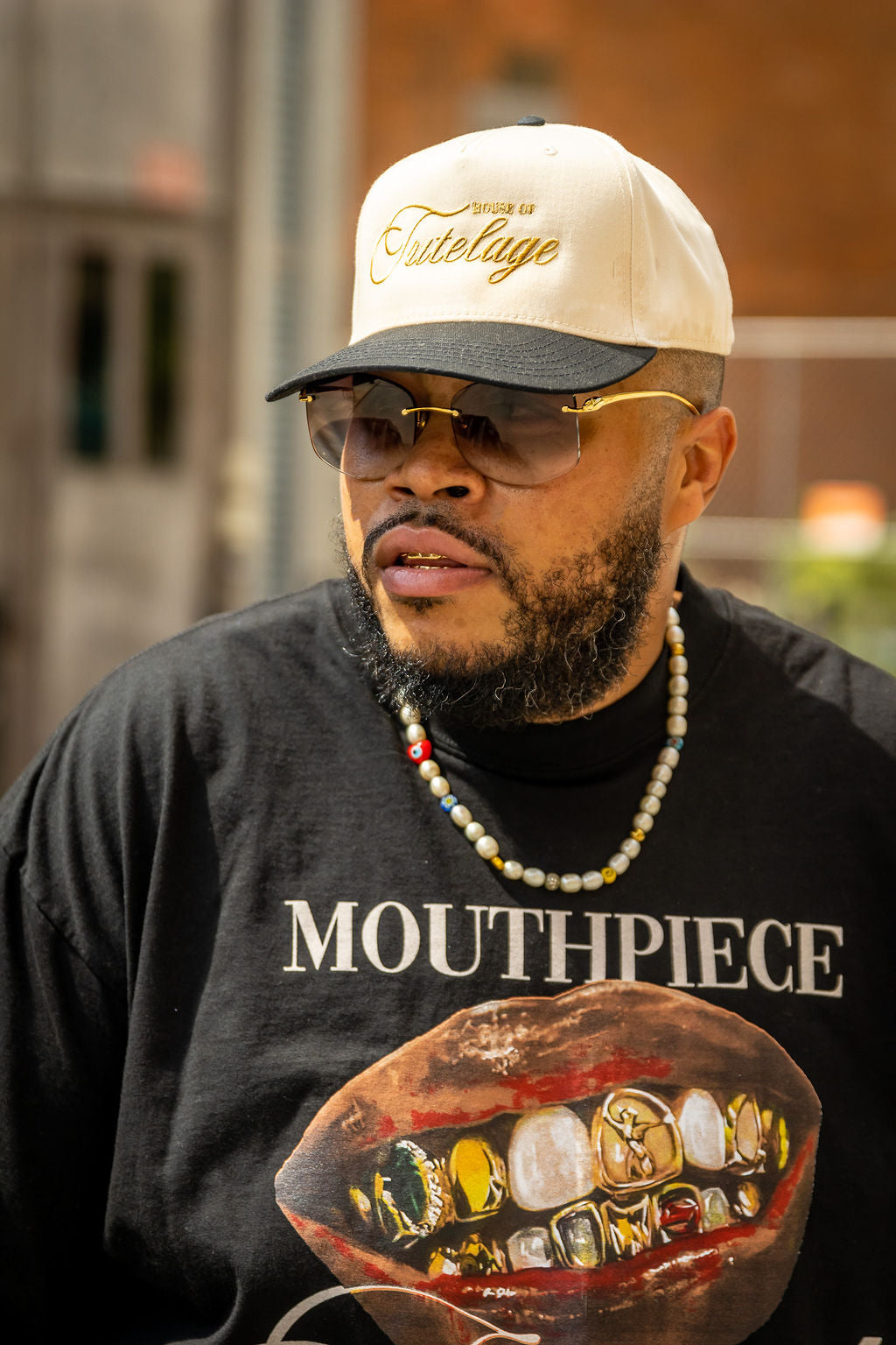 Tutelage Black Snapback Hat