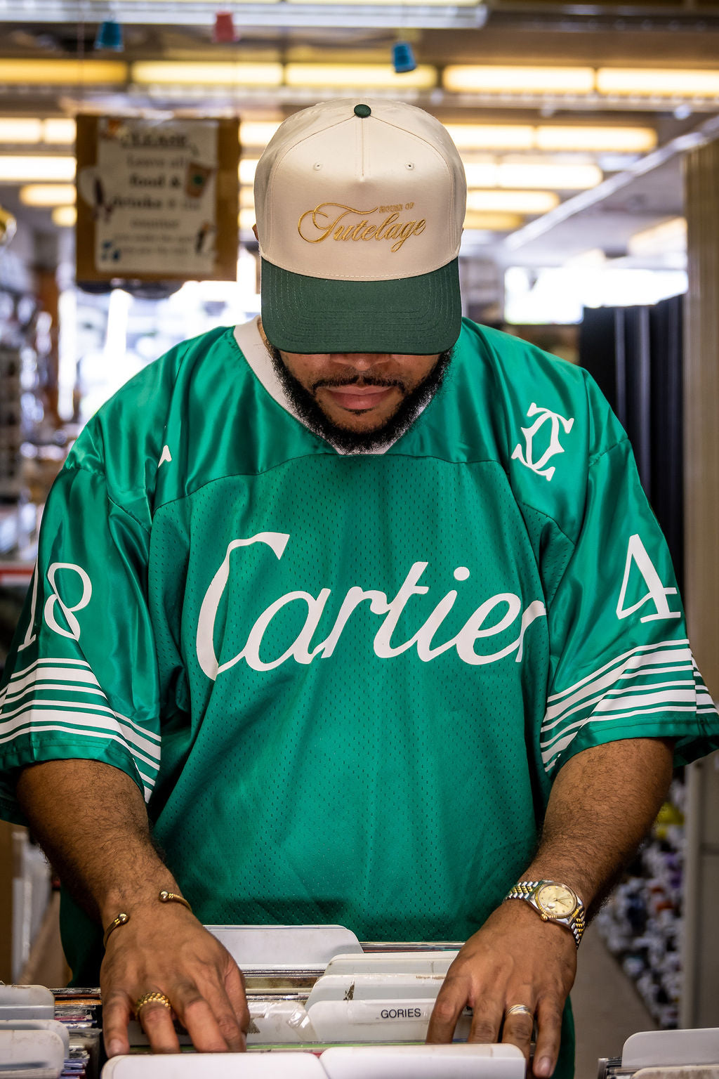Tutelage Green Snapback Hat